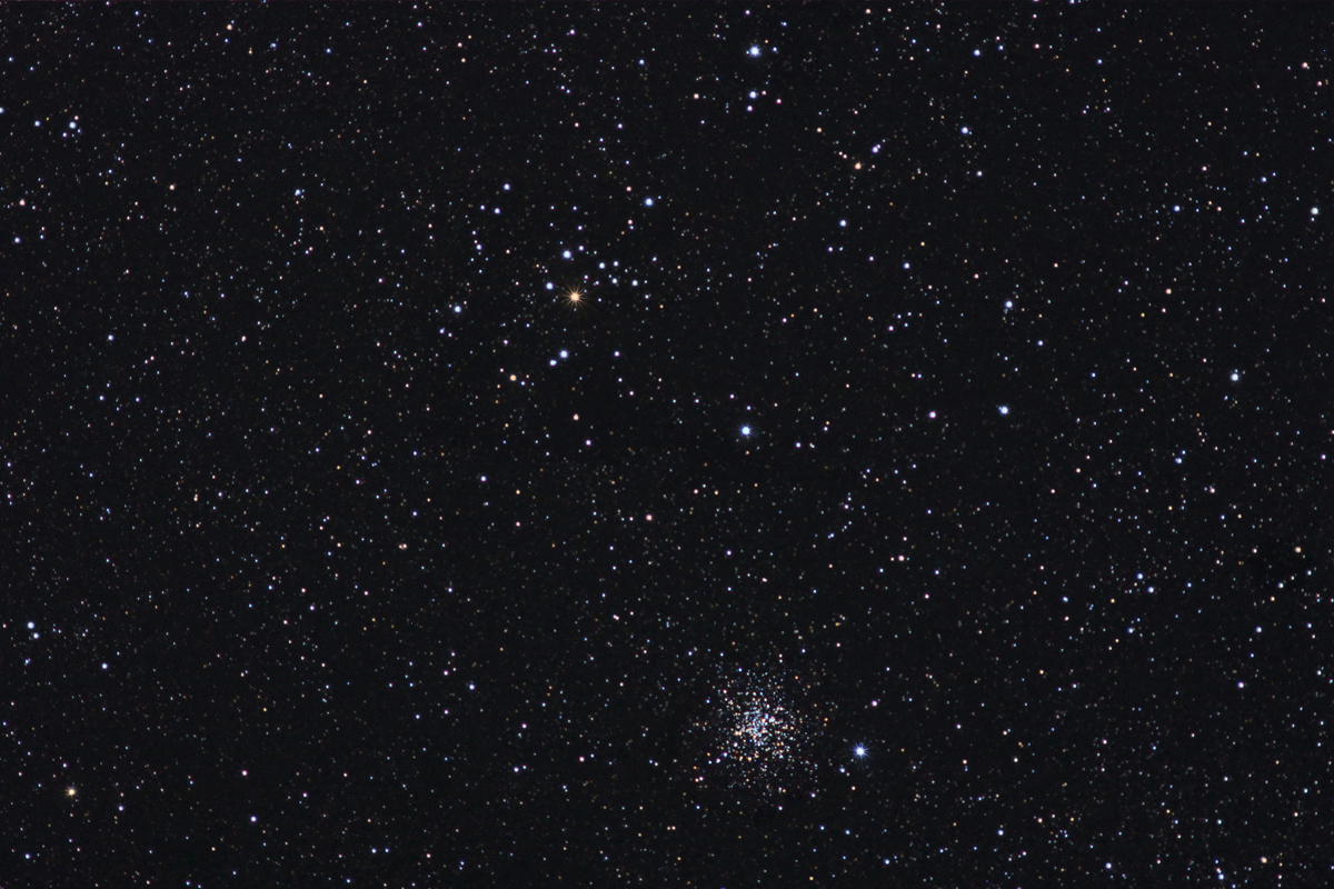 NGC 2451 & 2477 Open Star Clusters