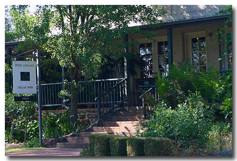Peter Lehmann Cellar Door and sign