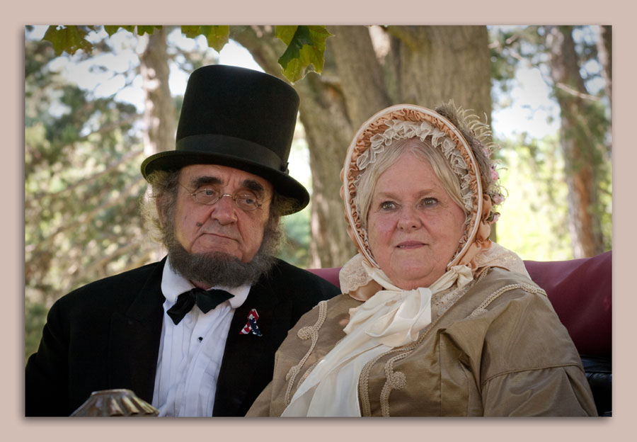 Abe and Mary Todd Lincoln