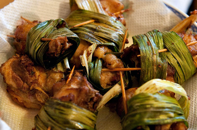 Deep-Fried Pandan Chicken