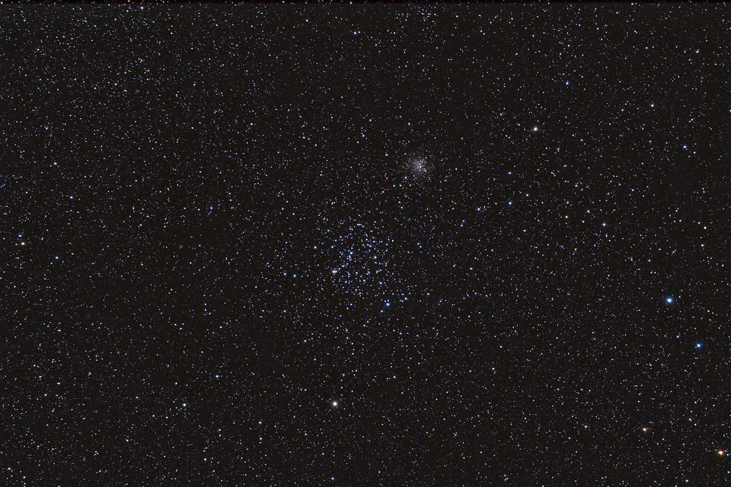 M35 and NGC 2158 wide field