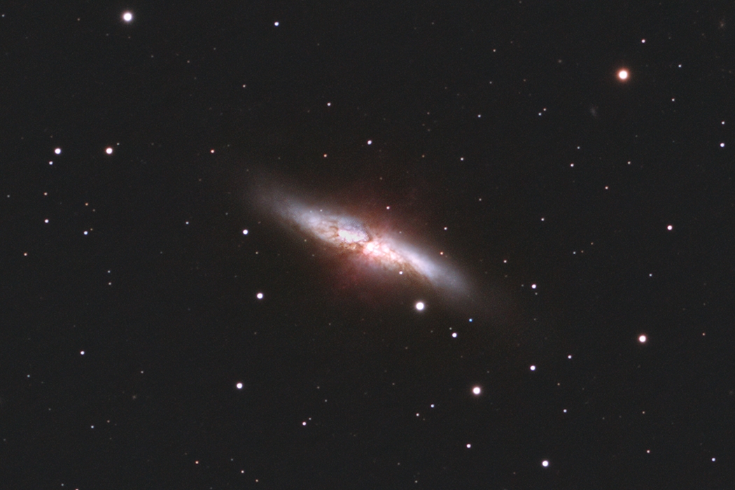 Irregular Galaxy M82 crop