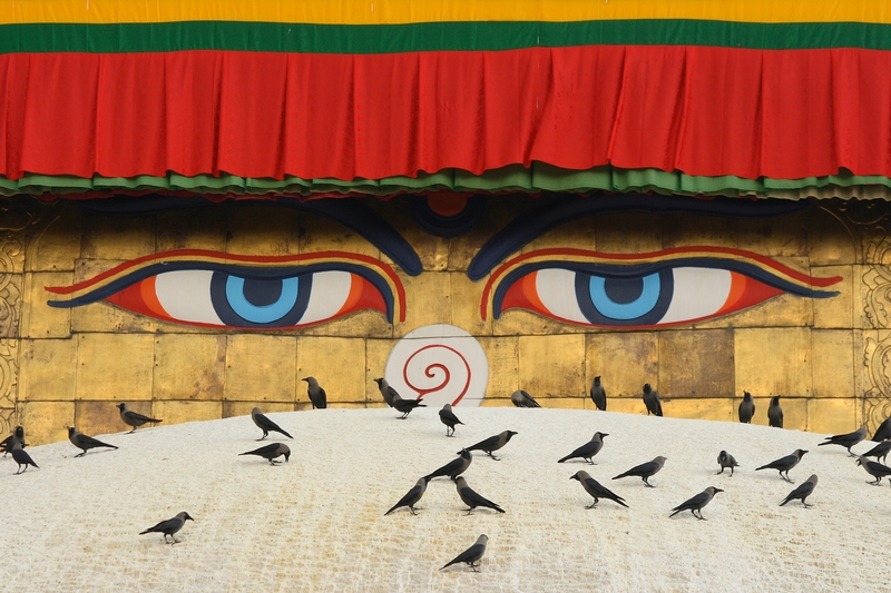 Buddhas eyes, Boudhanath