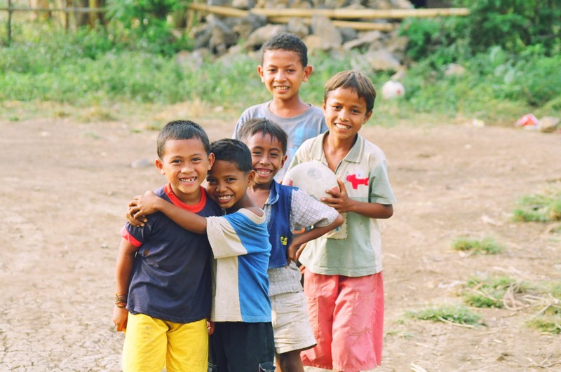 Smiling kids - Labuanbajo