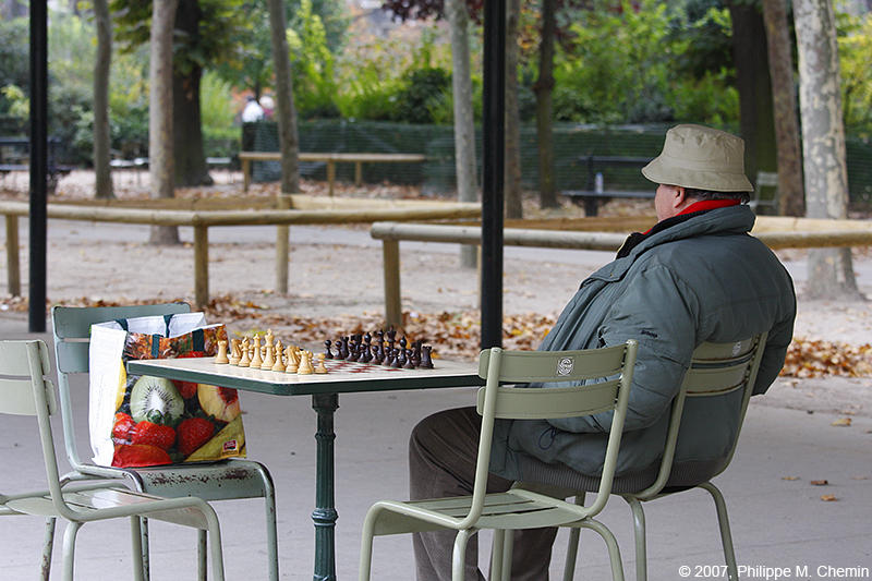 Waiting out a chess opponent
