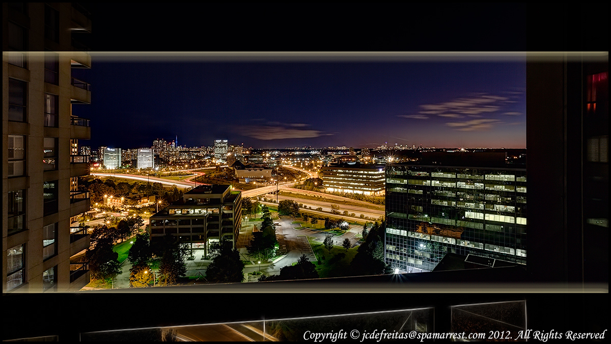 2012 - View of the City of Toronto from  the 20th Floor, 3 Concorde Place