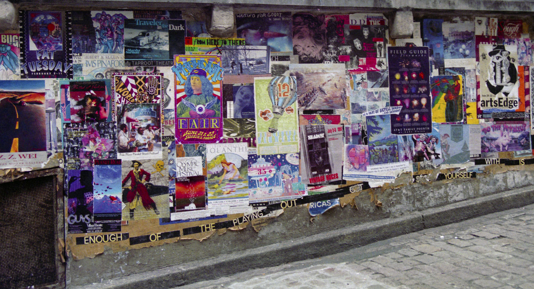 Posters near Pike Public Market, Seattle