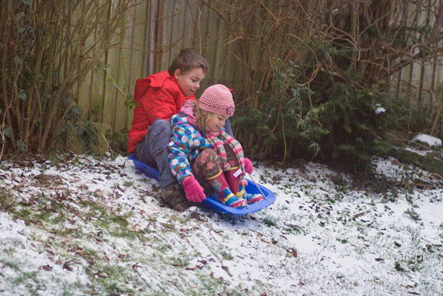 5 January - Sledge fun! (gif!)