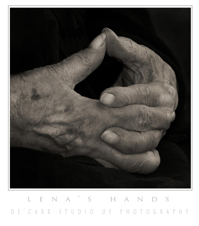LENA'S HANDS