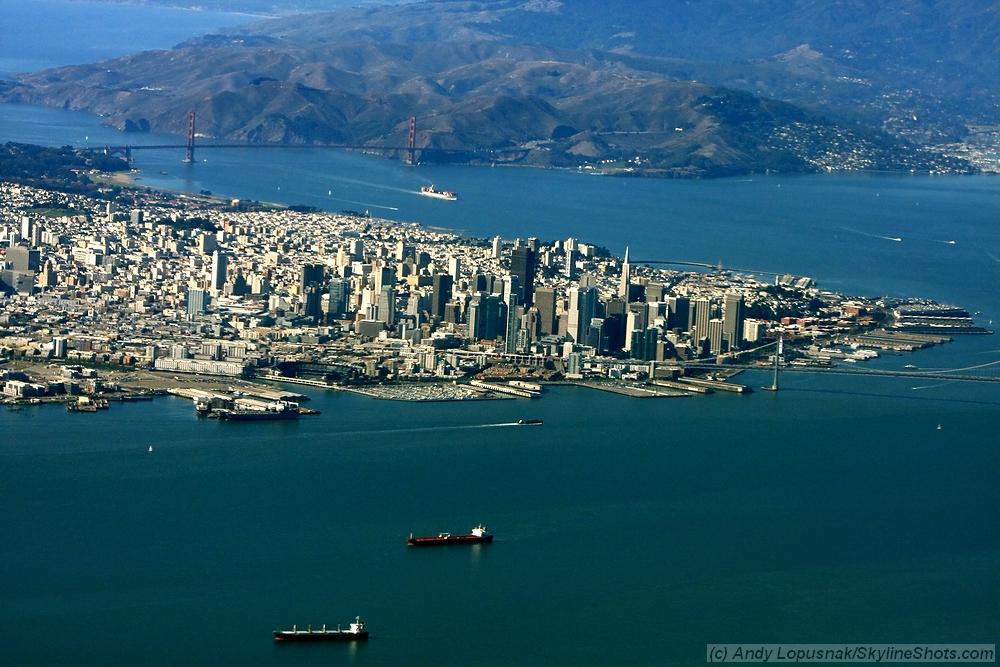 Aerial of San Francisco, CA