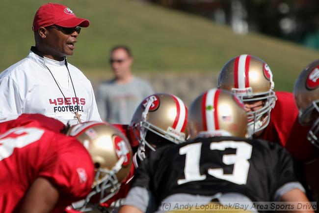 San Francisco 49ers head coach Mike Singletary