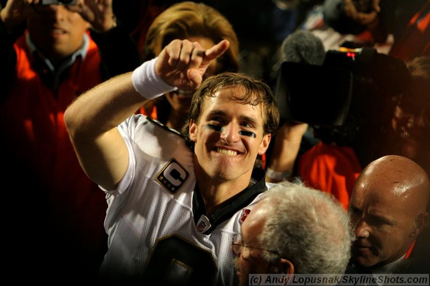 Super Bowl XLIV MVP Drew Brees of the New Orleans Saints