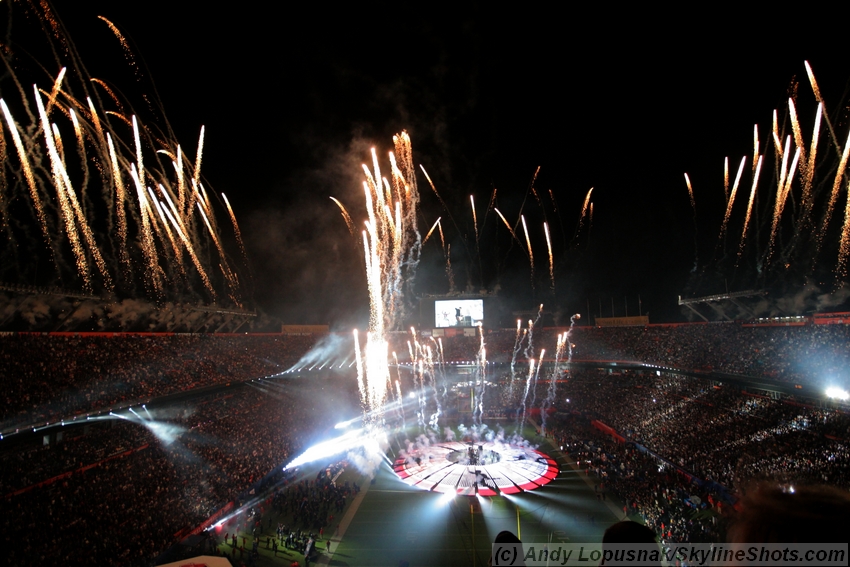 Super Bowl XLIV  halftime fireworks - The Who