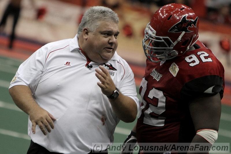 Jacksonville Sharks head coach Les Moss