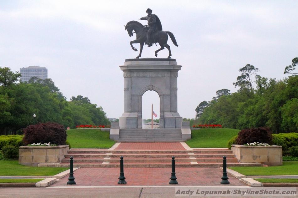 Sam Houston statue at Hermann Park