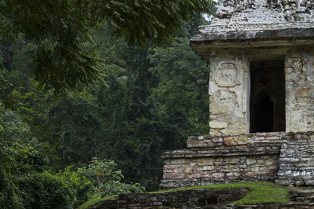 Temple entrance, Palenque