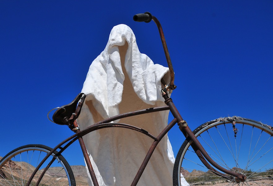 Ghostly Cyclist