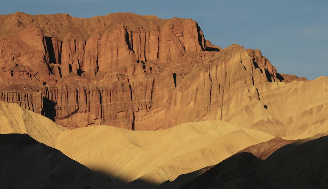 Cliff in Golden Canyon