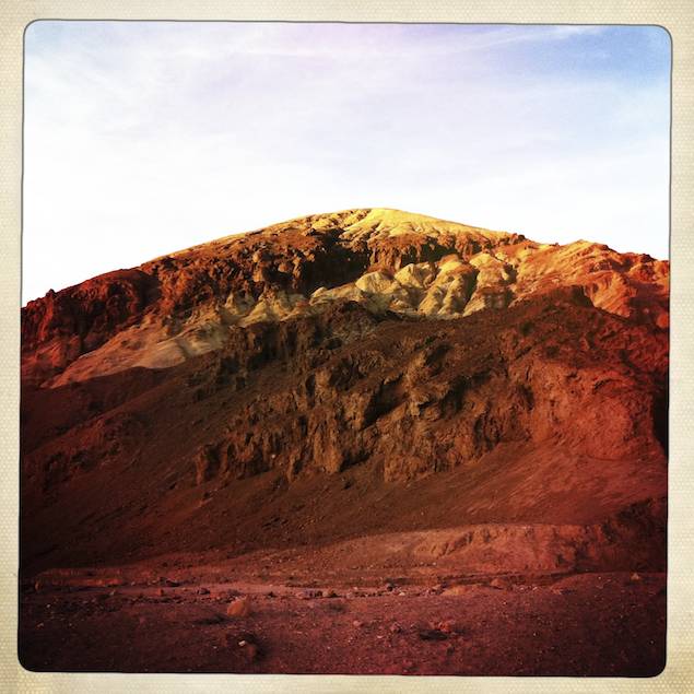 Sunset Over Death Valley