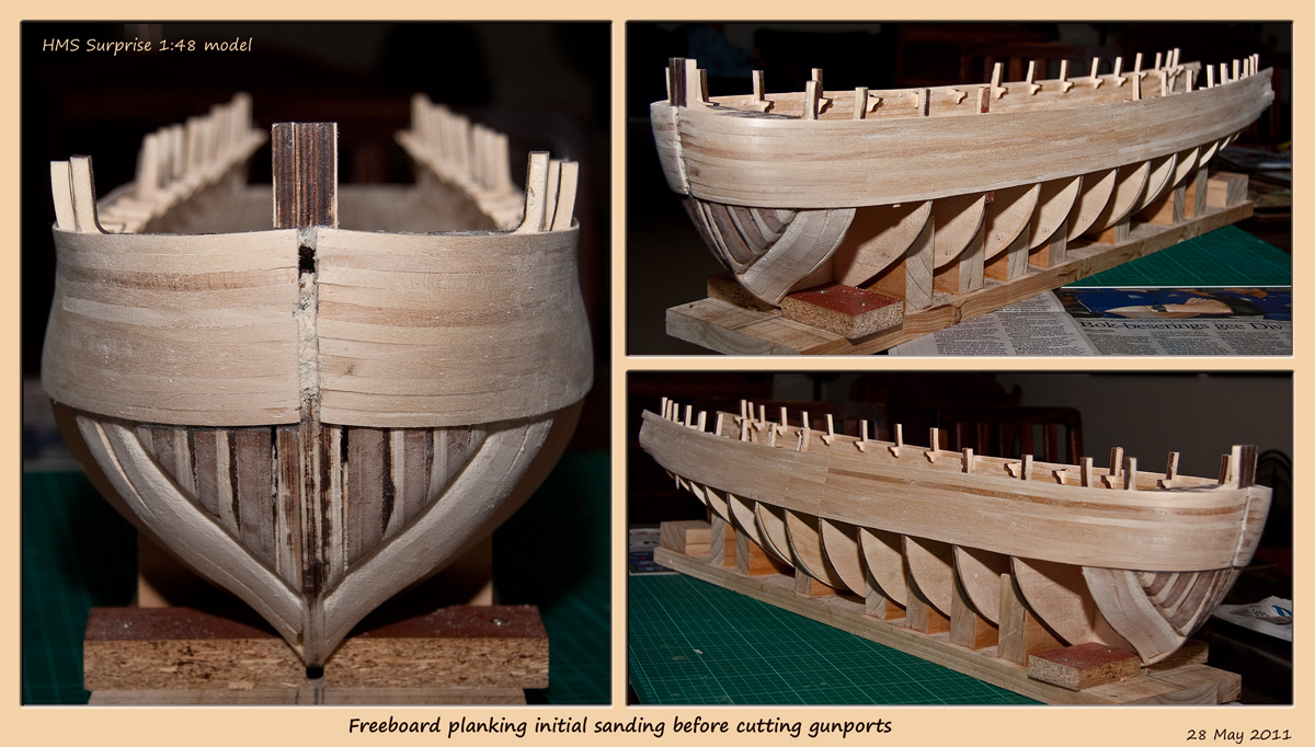Initial Sanding done
