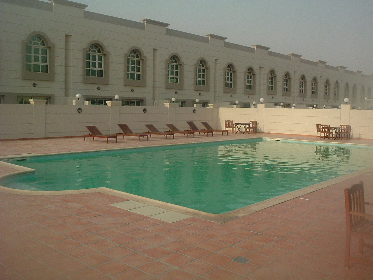 Pool at the villa