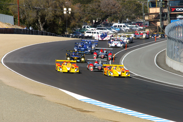 Penske Porsches Leading the field to T2