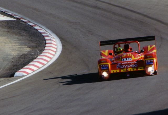 Moretti Racing Ferrari 333SP exiting the Corkscrew