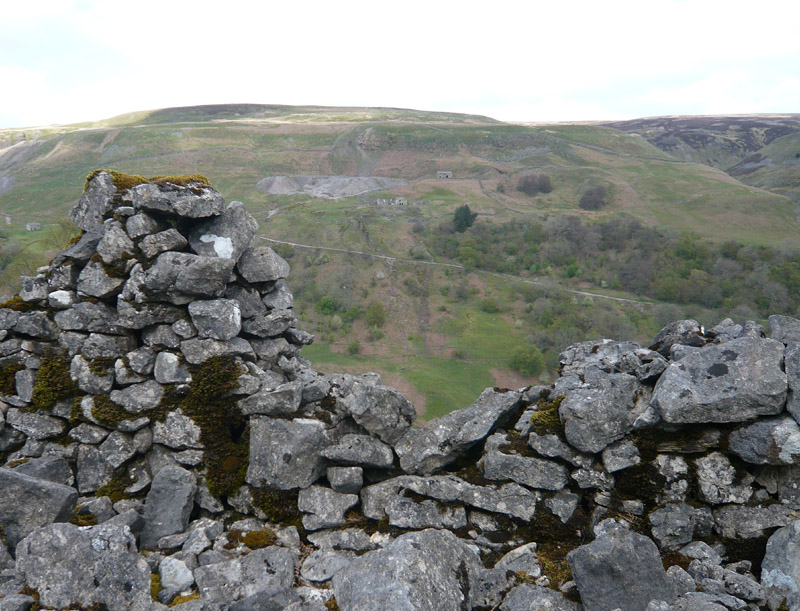 Crackpot Hall from Kisdon Side
