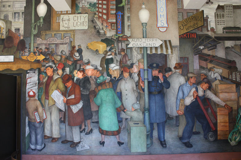 Murals at Coit Tower