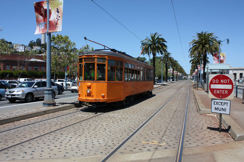 Tram on The Embarcadero