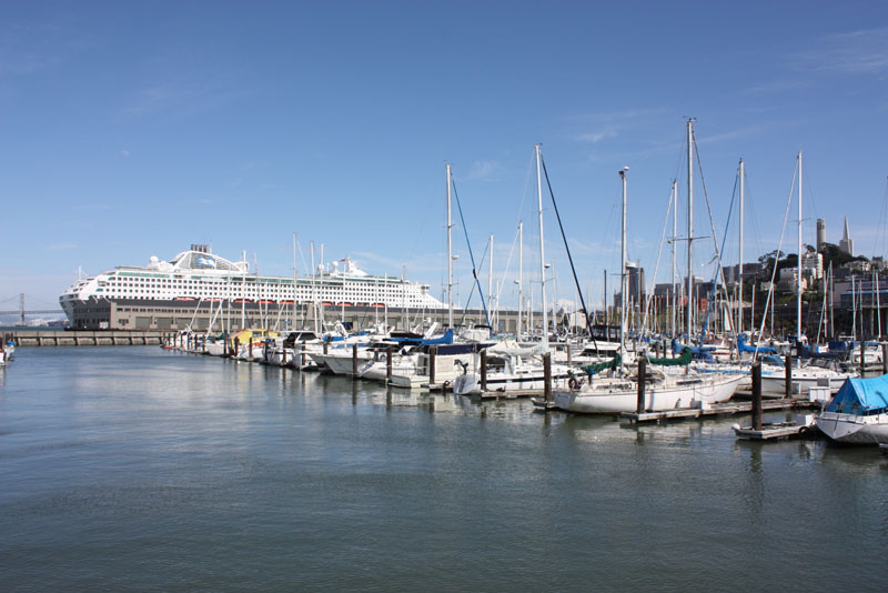 San Francisco Cruise Terminal from Pier 39