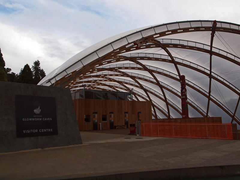 Waitomo glowworm caves visitor center