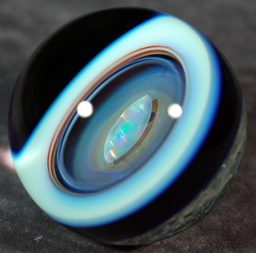 ~ Flying Spaghetti Monster's Eye ~ 1.71 (38mm) $old