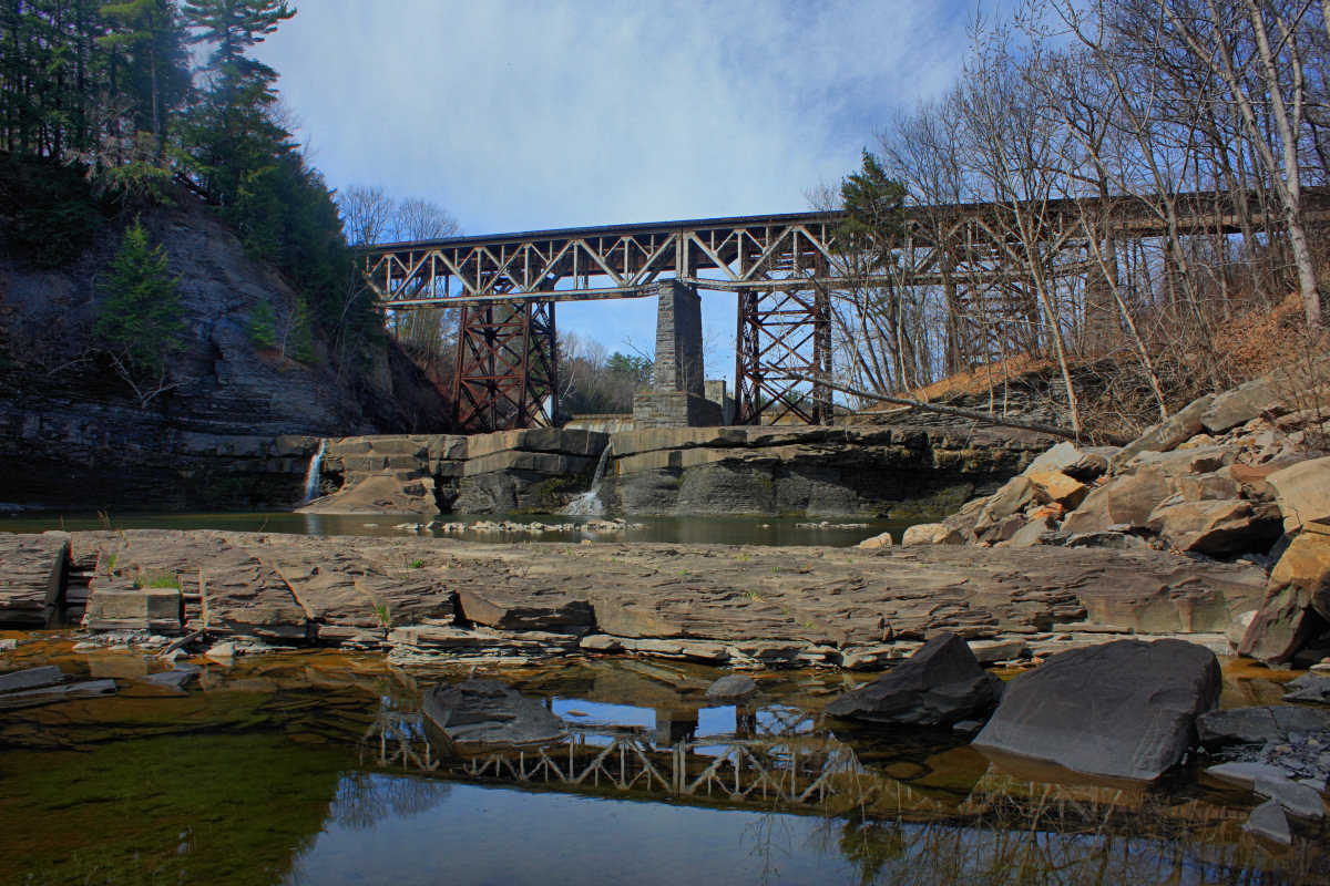 Bridge Reflection<BR>April 15, 2009