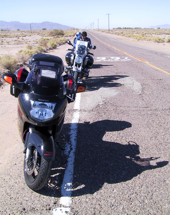 Route 66 - rough section...