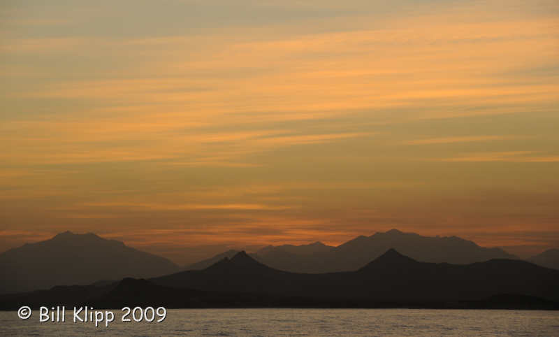 Sunset  Sea of Cortez