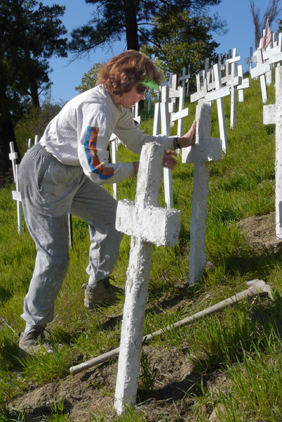 Placing of A Cross