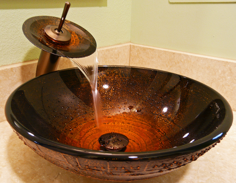 Copper Illusion Vessel Sink