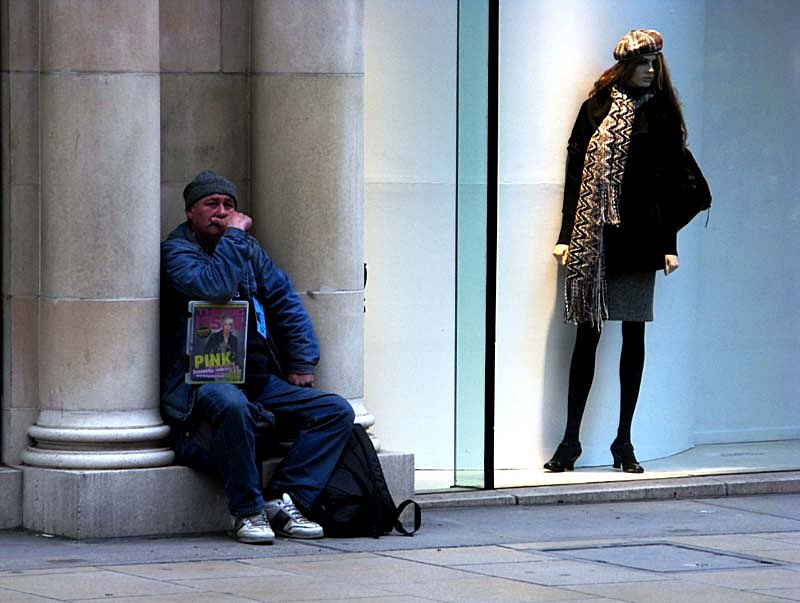 4th Place - Big Issue seller by YesBut