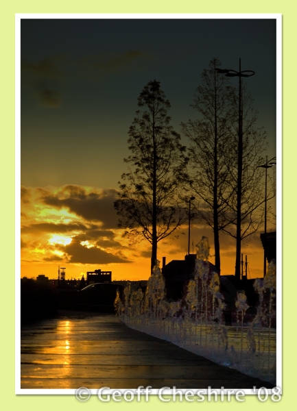 Sunset over Liverpool 1