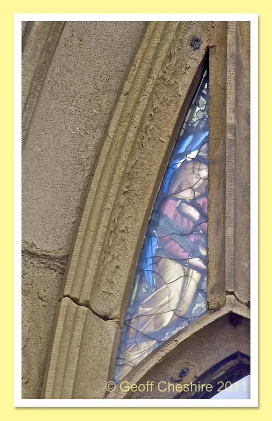 Liverpool Bombed Out Church (window detail)