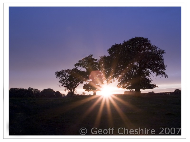 Sunset over the fells