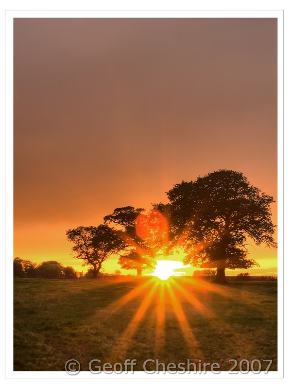 Sunset over the fells