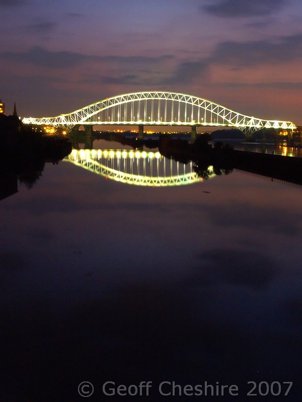 Runcorn Bridge at Night (6)