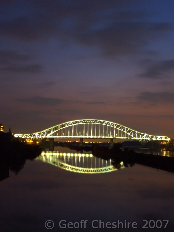 Runcorn Bridge at Night (5)