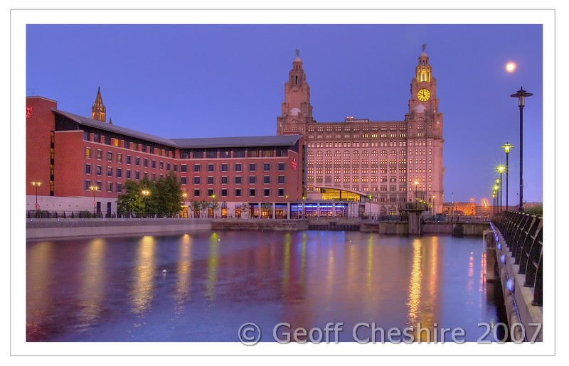 Liverpool from Princess Dock (HDR)