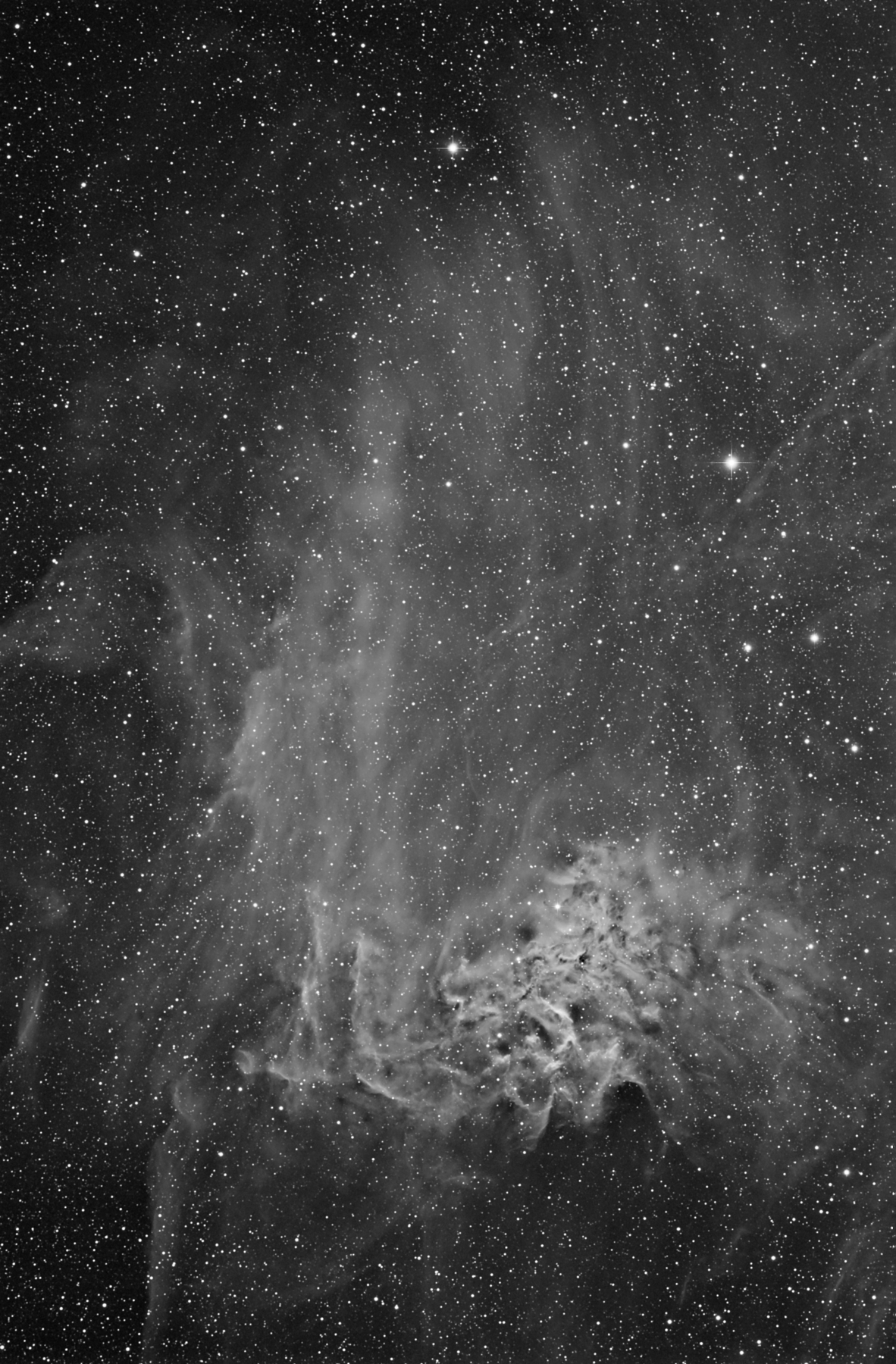 IC-405, The flamming star nebula