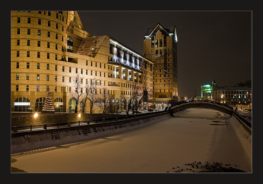 Moscow at night