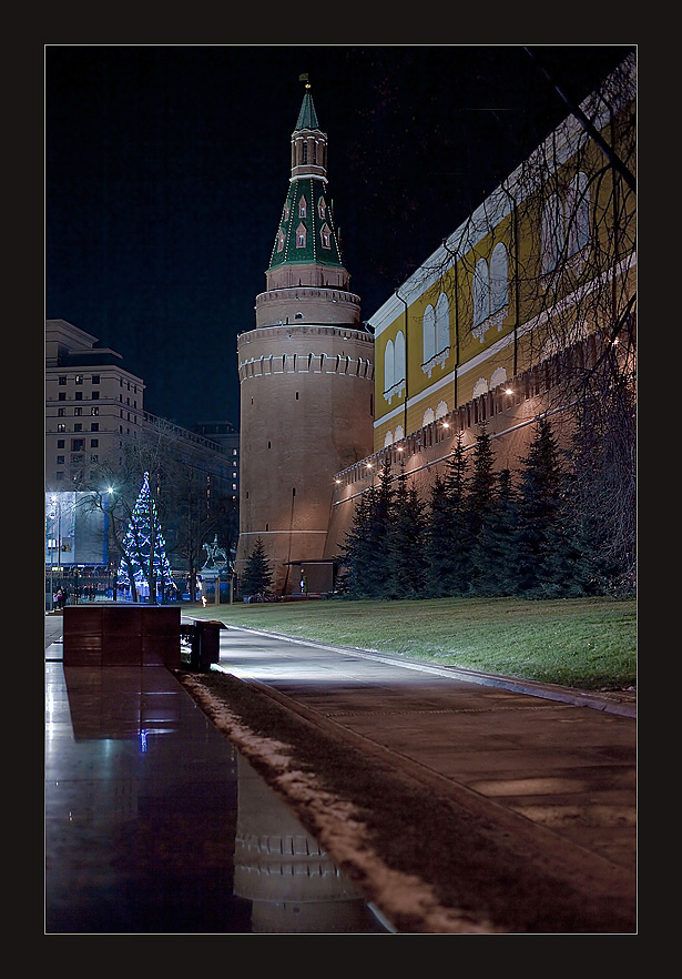 Moscow at night