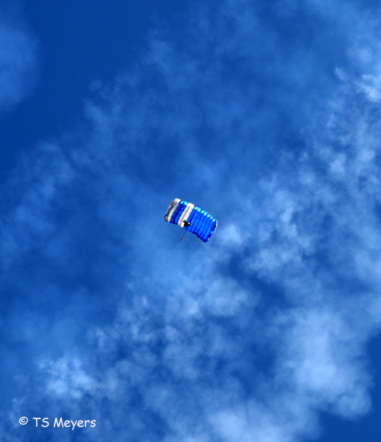Wings of Blue parachutist